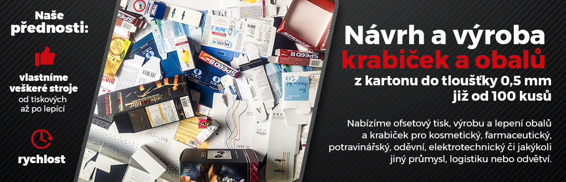 Krabičky, obaly